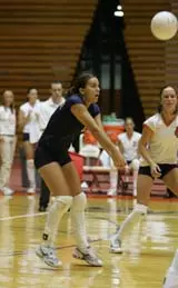 Volleyball Records 20th Victory With Sweep of Rider Image