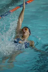 Women's Swimming Edges West Virginia, 122.5 - 118.5 Image