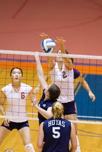Volleyball Beats DePaul, 3-1 Image