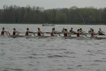 Women's Rowing Takes Varsity Eight To Head of the Charles Image
