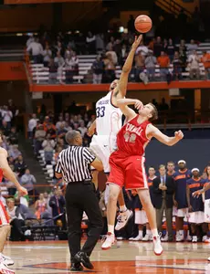 Men's Basketball Comes from Behind to Defeat Cornell, 67-62 Image