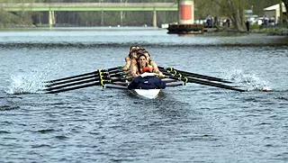 SU Varsity Eight Races Today for a Shot at the Semi-Finals Image