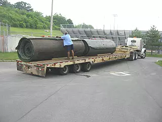 SU Donates Portions of Coyne Field Turf to Burnet Park Image