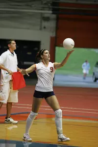 Volleyball Beats Delaware State, 3-0 Image