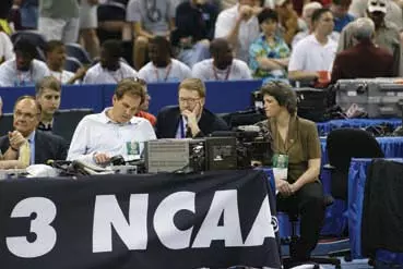 A Behind-the-Scenes Look at SU Basketball Games: Athletic Communications Image