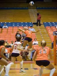 Volleyball Loses to Notre Dame Image