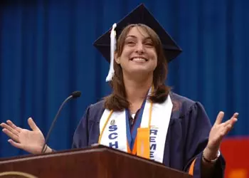 Menz Serves as Commencement Speaker; Bing Honored Image