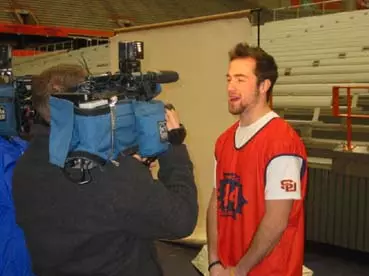 Men's Lacrosse Meets the Media Image