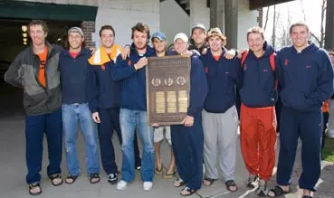 Men’s Rowing Makes History: Wins Goes Trophy for Third Consecutive Season Image