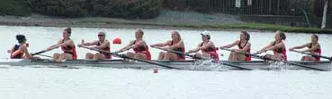 Women’s Rowing Places Third at BIG EAST Championship; Novice 8 Wins Conference Title Image