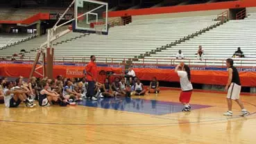 Women's Basketball Camp in Full Swing Image
