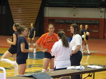 Past Forward: Volleyball Holds Annual Alumni Match Image