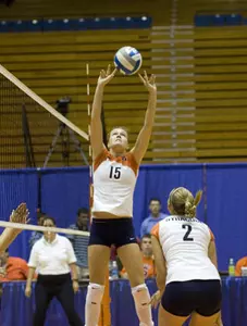 Orange Volleyball Hosts Albany in Labor Day Matinee Image