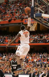 Late Run Propels Orange to 44-40 Lead Against Robert Morris at the Intermission Image