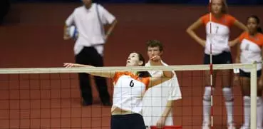 Volleyball Rolls 3-1 Against Connecticut in BIG EAST Home Opener Image