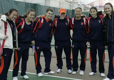 Orange Unblemished: Tennis Remains Perfect in BIG EAST After 6-1 Win at Connecticut Image