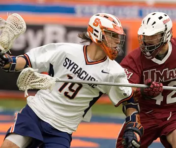 Leveille Sparks Late Surge, No. 5/5 Syracuse On Doorstep Against No. 4/4 Johns Hopkins at the Break Image