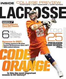 Cover Boys: Orange Lacrosse Featured in March Issue of Inside Lacrosse Image