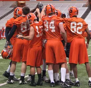 Orange Gridders Begin Spring Practice Image