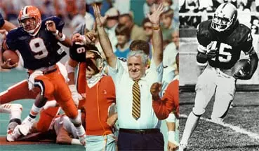 MacPherson, McPherson and Monk Color College Football Hall of Fame Ballot Orange Image