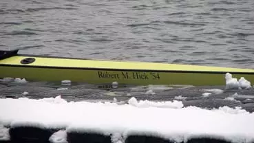 Robert M. Hick '54 Christened at the Ten Eyck Boathouse on Onondaga Lake Image