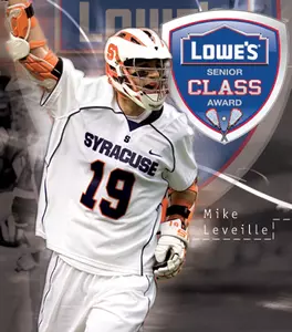 Mike Leveille Wins 2008 Lowe's Senior CLASS Award for Men's Lacrosse Image