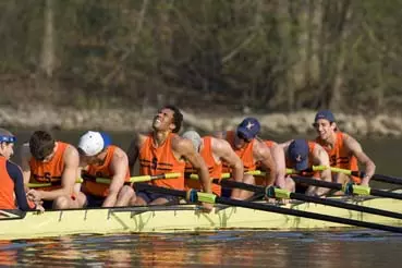 Orange Varsity Four Takes First at Foot of the Charles Image