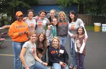 Women's Rowing Giving Back Image