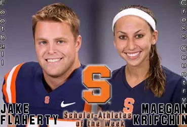 Jake Flaherty Named Syracuse University Male Scholar-Athlete of the Week Image