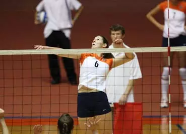 Orange Volleyball Sweeps Cornell Image