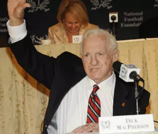 Dick MacPherson at NFF Press Conference