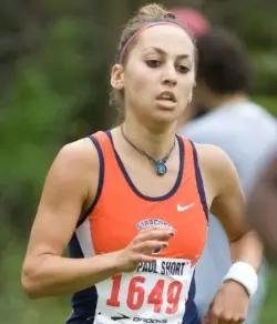 Maegan Krifchin captured first place in the 1,000-meter run on Friday in Boston.