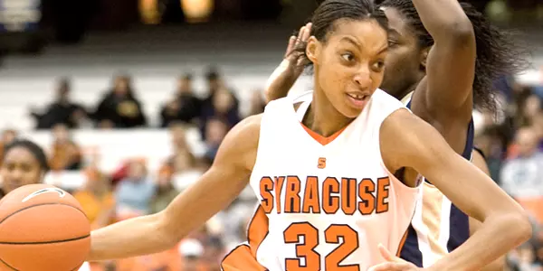 Nicole Michael receives first BIG EAST award this season.