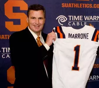 Head football coach Doug Marrone