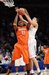 Paul Harris grabs a rebound