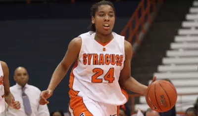 Chandrea Jones running the offense.