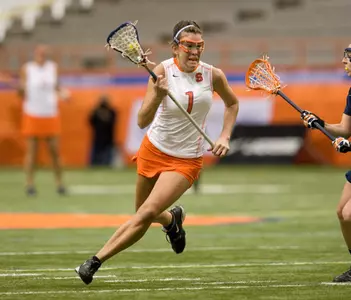 Halley Quillinan attacks the Virginia defense