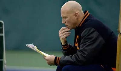 Luke Jensen devises his starting lineup.