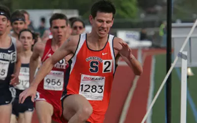 Kyle Heath in the steeplechase.