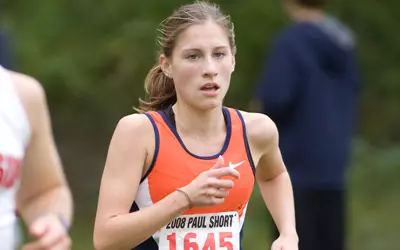 Catherine DeSarle running.