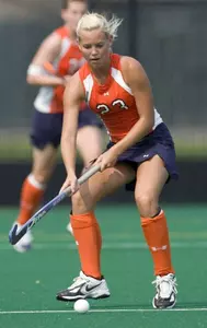 Shelby Schraden eyes the ball.