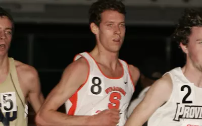 Curtis Bixler at the BIG EAST Indoor Championship.