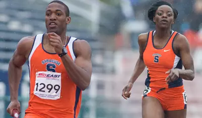 Terry Marshall and Flings Owusu-Agyapong competing.