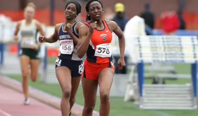 Uhunoma Osazuwa outruns a Georgetown foe.