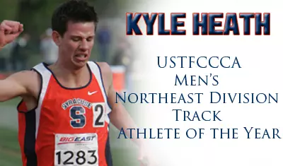 Kyle Heath USTFCCCA Men's Track Athlete of the Year.