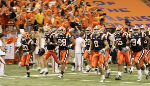 Team on fielld vs. Northwestern