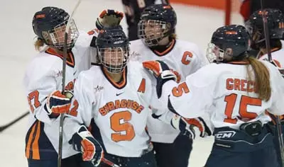 Rising goal celebration