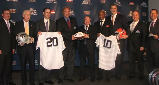 2010 Pinstripe Bowl Press Conference