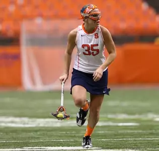 Michelle Tumolo leads SU past Colgate.