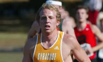 Nathan Rath competing in cross country for Syracuse in 2004.